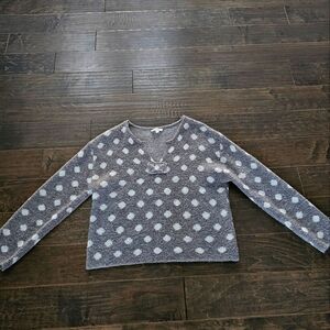 Blu Pepper Women's Polka Dot Sweater sz small